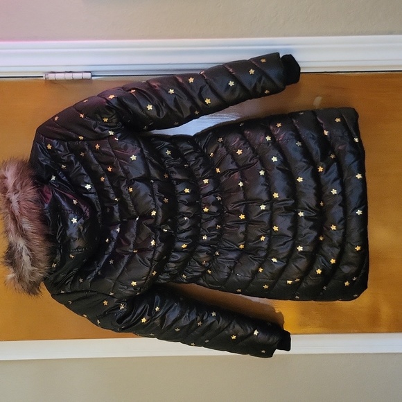 Cat & Jack Puffer Coat, Size 10/12 - Picture 3 of 5